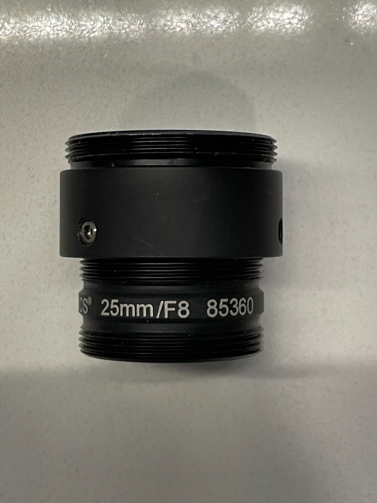 EDMUND OPTICS 25mm F8 Fixed Focal Length Lens for Barcode Readers  
