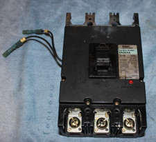 Fuji Electric EA203A Breaker 125A 600VAC 3P W/Shunt Trip "6 Month Warranty"