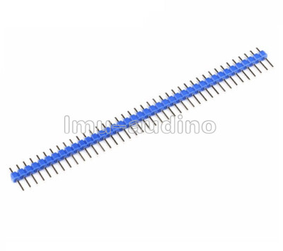 10PCS Blue Color 40Pin 1x40P Male 2.54mm Breakable Pin Header Strip 40P NEW