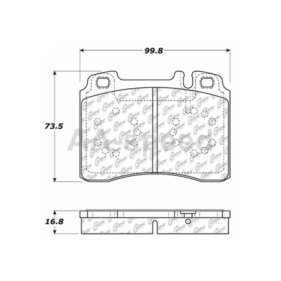 Pastillas de freno delanteras traseras para Ferrari 512 TR 1994 1992 1993 Foto 2 de 4