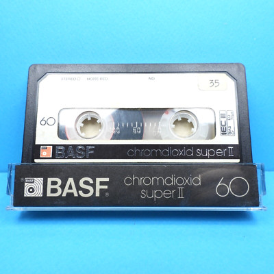   1x BASF Chromdioxid Super II 90 * Type 2 * Cassette Kassette кассета * 1981