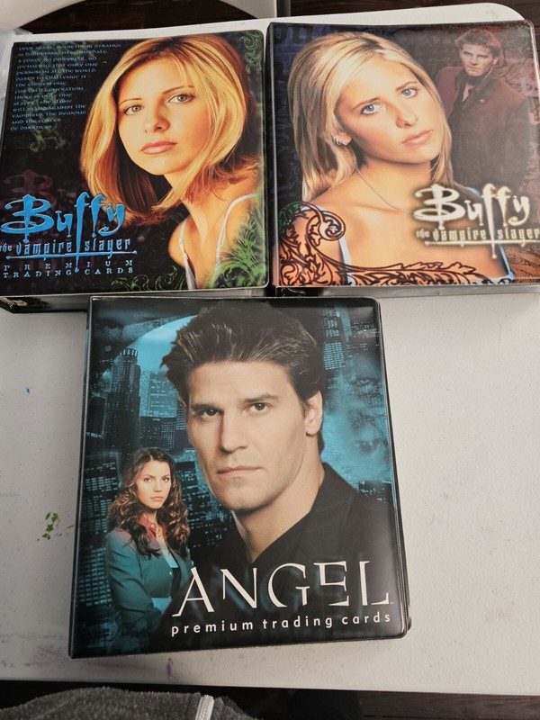 Buffy Vampire Slayer Angel Trading Card Sets & Binders Inkworks Gellar Boreanaz 