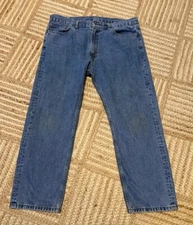 Levis  Men's 505 Jean Regular Fit Straight Leg 40/30L Read