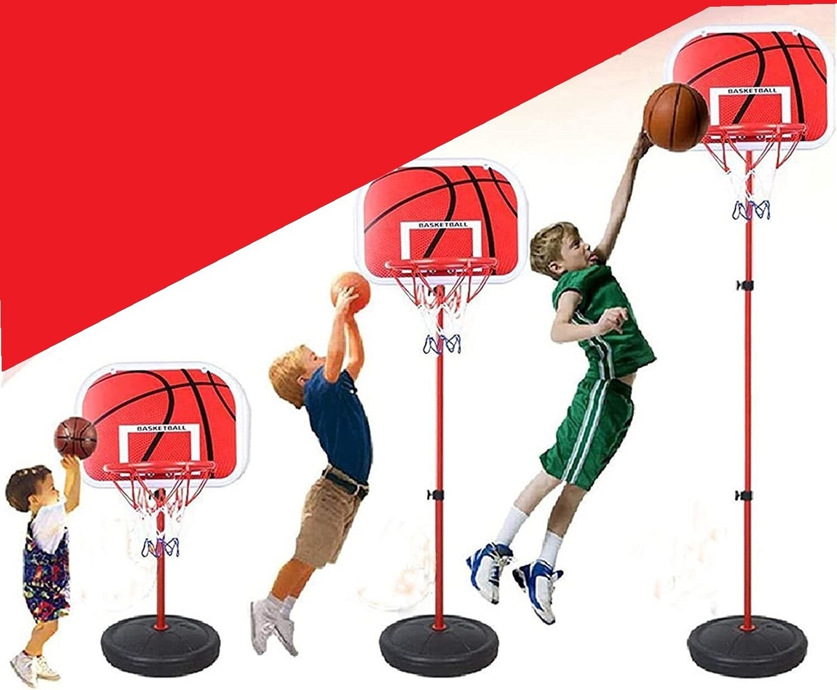 CITYSPORTS Support de basket 155-210 cm réglable en hauteur Panier de