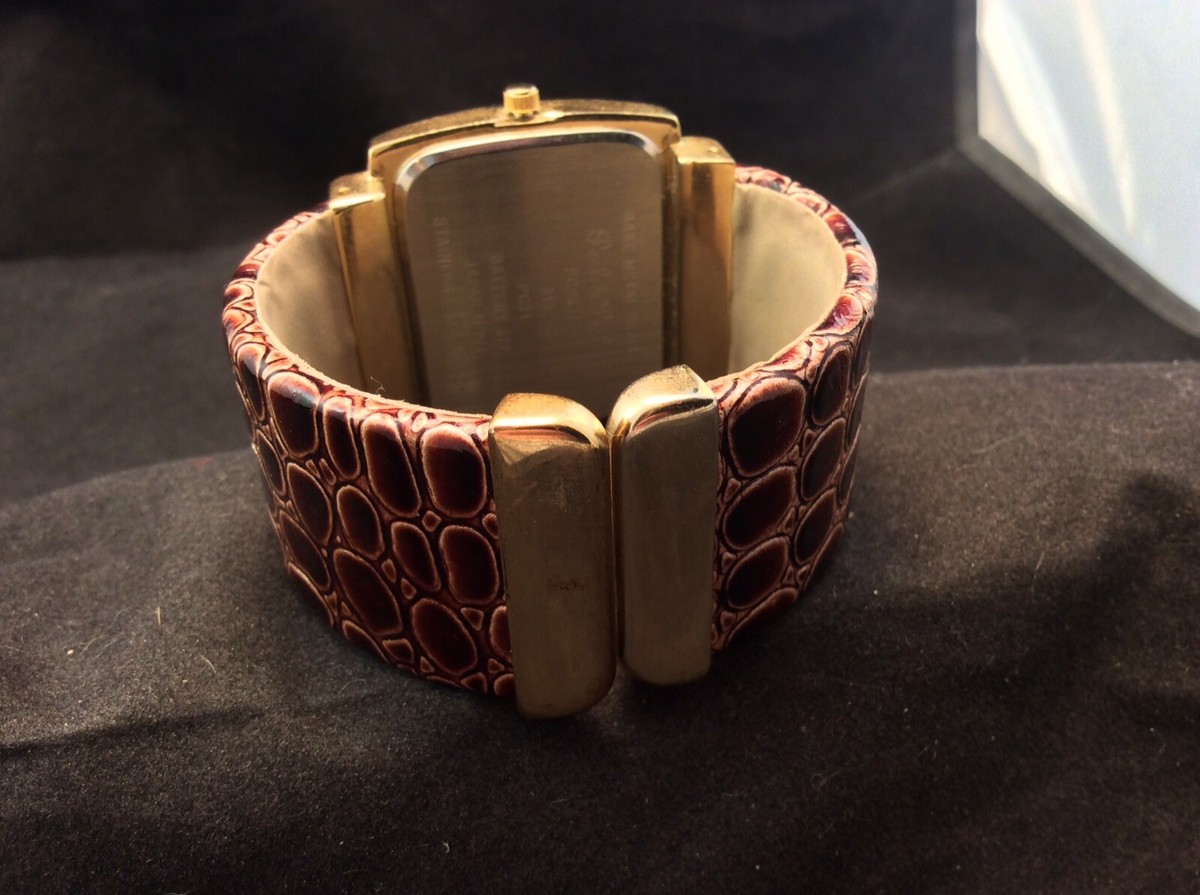 Peck & Peck brown topaz stone cuff watch il_fullxfull.7068834641_1yd6.jpg main image 4