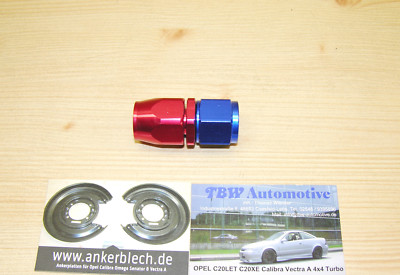 AN6 Alu Fitting Gerade ***NEU*** Dash 6 Schraub Anschluss Verbinder 18UNF  9/16
