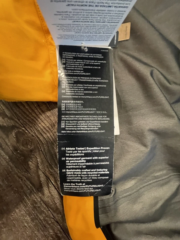 Women's The North Face Summit Series Orange L5 LT Futurelight Jacket New - Image 4 of 4