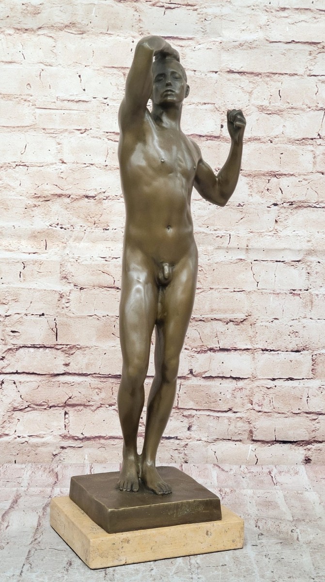 The Age of Bronze (L`Age d`airain) By French Artist Rodin Hot Cast