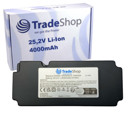 Li-Ion Akku 25,2V / 4000mAh für Yard Force NX60i NX80i NX100i MR600 SA500