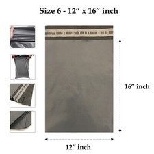 Image of Mailing Bags Grey Post Packaging Plastic Parcel Postal Postage Self Seal Pack