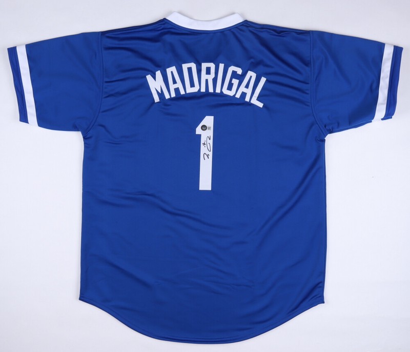 Nick Madrigal Signed Chicago Cubs Jersey (Beckett COA) 2022 Starting 2nd Baseman