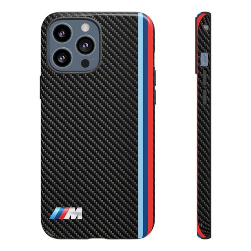 Tough Case For iPhone, Samsung Galaxy, Google Pixel, Graphite Blue Red Stripe - Picture 100 of 217