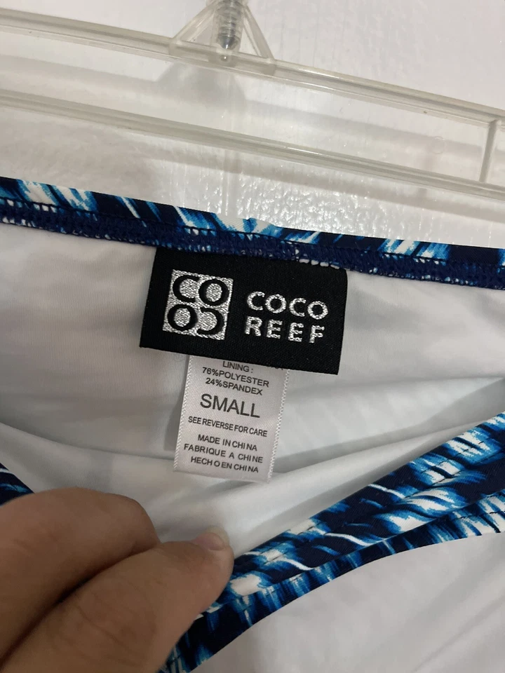 Coco Reef S Bikini Bottom Swimsuit Navy & White NWT - Image 3 of 4