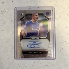 Panini Prizm Premier League 2019 Phil Jagielka Autograph Everton.