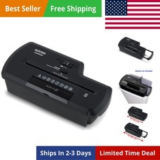 AU800SD Professional Strip Cut Paper Shredder/CD/Credit Card Shredder Without...