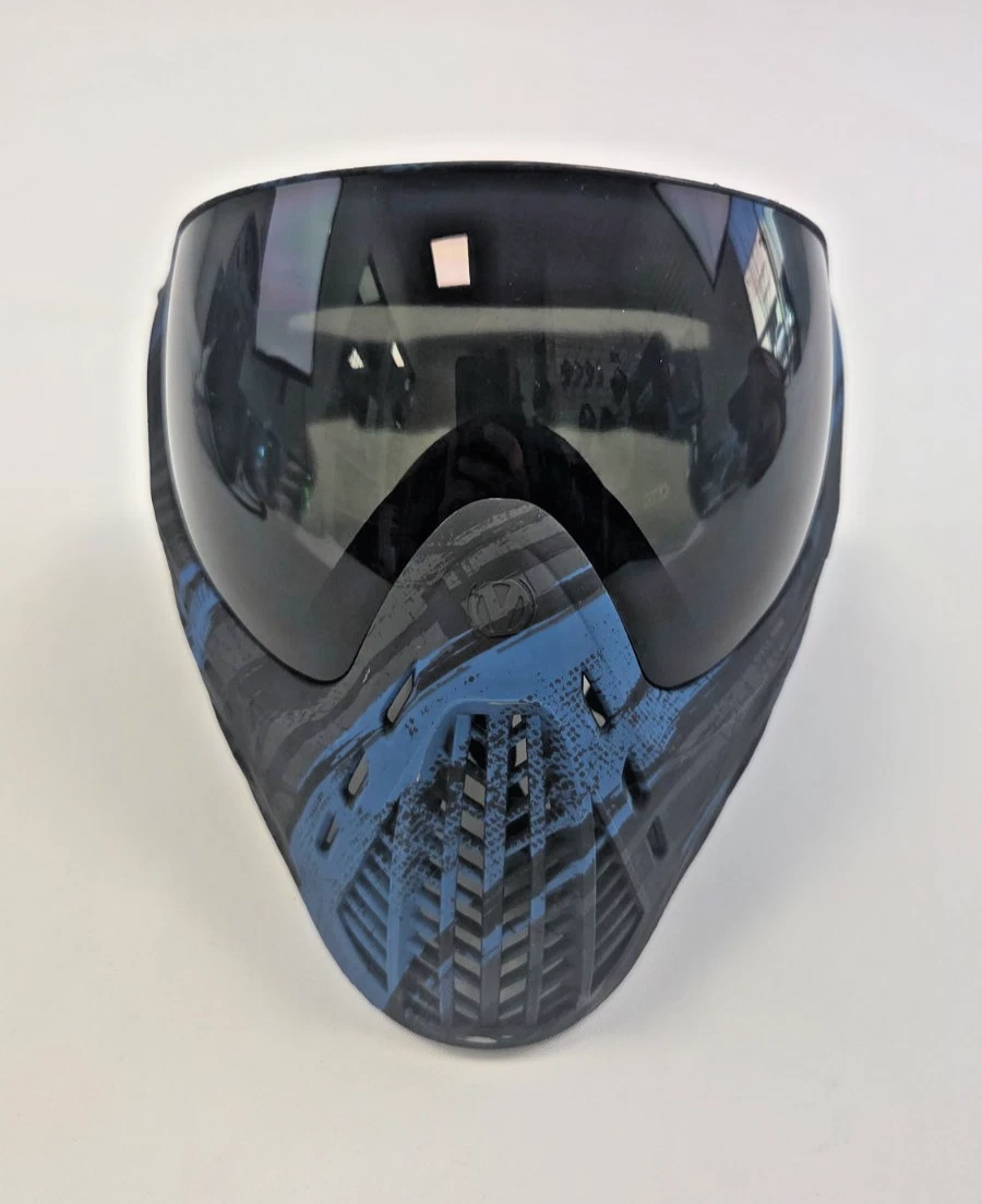 Masque De Paintball Virtue Vio - Cyan Et Noir - Neuf Sous Blister