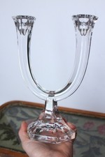 Vintage Nachtmann Crystal Dual Candleholder Candlestick Stunnning