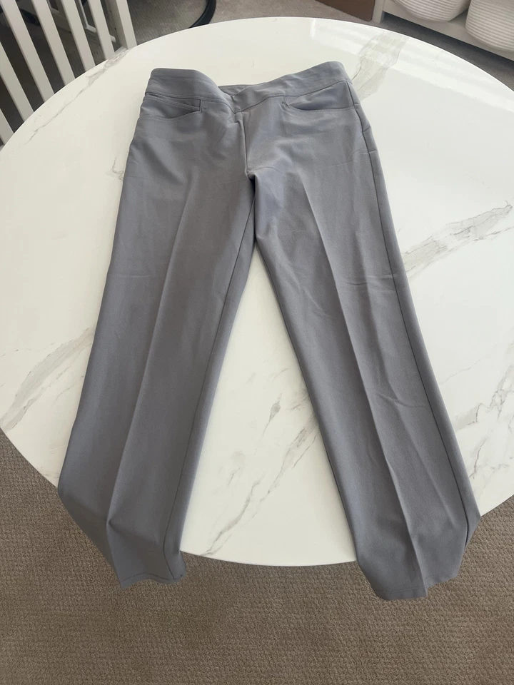 Женские профессиональные серые брюки для гольфа Adidas деловые брюки - Изображение 2 из 3