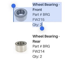 Wheel Bearing SKF FW215
