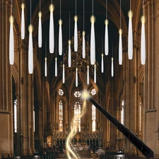 22 Pcs Floating Candles with Wand Remote, Halloween Decorations Floating LED