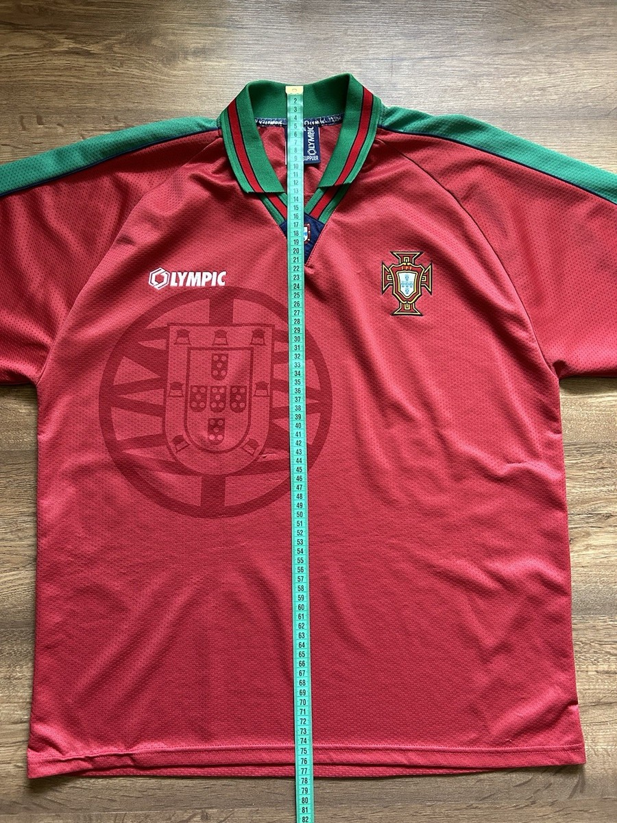 VINTAGE PORTUGAL NATIONAL TEAM 1996/1997 HOME FOOTBALL SHIRT