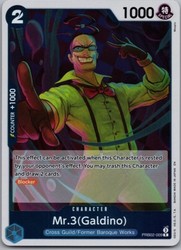 Mr.3 (Galdino) PRB02-009 Rare Foil One Piece TCG