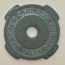 Vintage Webster-Chicago Corporation Metal 45 Vinyl Record Insert Adapter Ring