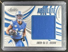 2025 Panini Absolute Amon-Ra St. Brown Jumbos Jersey #AJ-ASB Lions