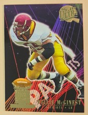 1994 Fleer Ultra Football WIllie McGinest New England Patriots 1st Rounders RC 