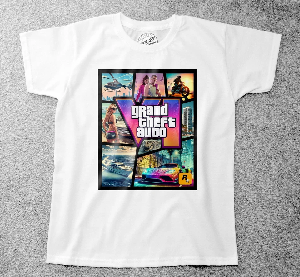 ANKI21 Grand Theft Auto GTA 002 Childrens/Kids Adult t shirts/t-shirts