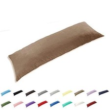 100 Cotton 300 Thread Count Envelope Style Body Pillow Cover Pillowcase Pill...