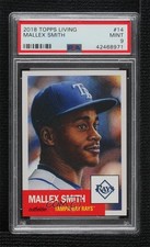 2018 Topps Living Set Online Exclusive /4529 Mallex Smith #14 PSA 9 MINT 19ji