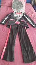 FREPOST NewTaged, Halloween, 3Pc Costume "Horror Style" 7-8 Yrs, iluminist, Hat,