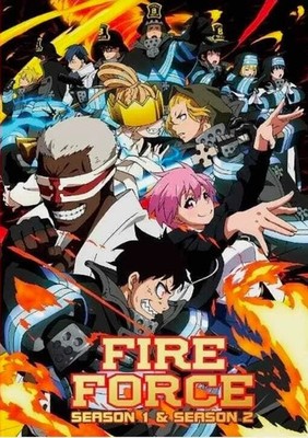 DVD Anime Fire Force Season 1&2 TV Series English Dub & Sub