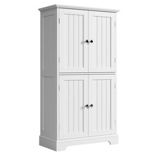 Choochoo Bathroom Floor Cabinet Modern Bathroom Storage Cabinet 4 Doors And