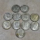 New Listing1966 - 1968  Kennedy Half Dollar 50C Lot of 11 Circulated . 40% Silver