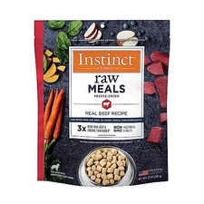 Instinct Freeze Dried Raw Dog Food Grain Free 1.56 Pound Rich in Real Meat