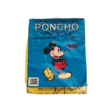 disney rain poncho adult Mickey Mouse New