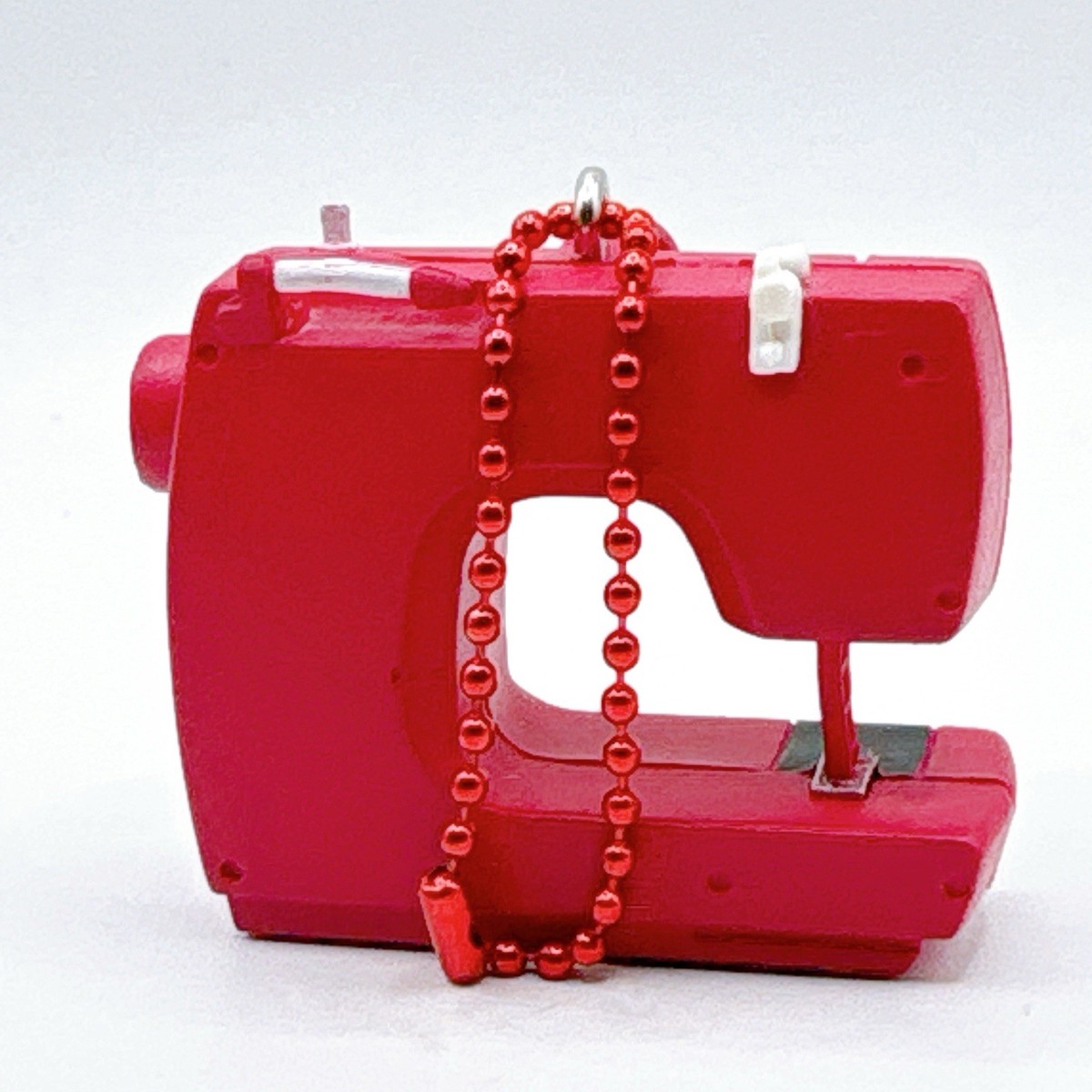 Hello Kitty Sanrio Retro Sewing Machine Figure Keychain Charm
