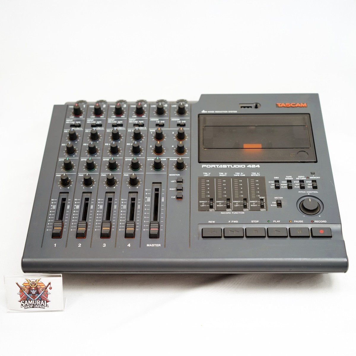 TASCAM Portastudio 424 Cassette 4-Track Multitrack Recorder MTR