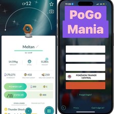 Shiny Meltan  LVL 1  mini PTC 80k  read description 