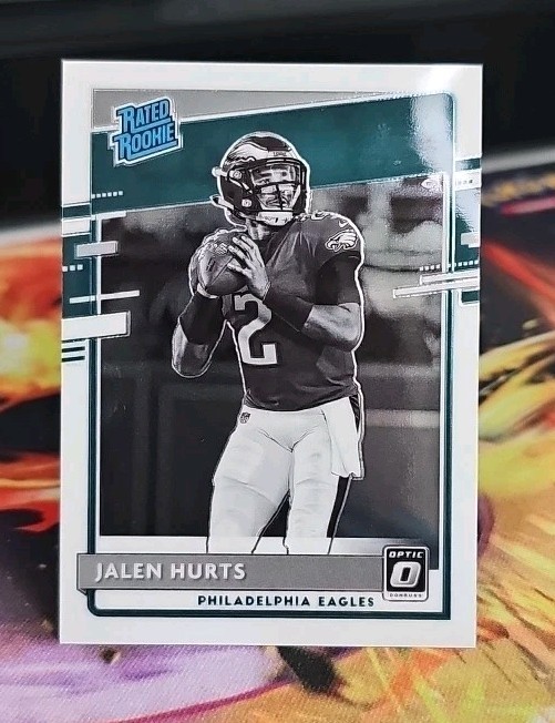 2020 Panini Donruss Optic Rated Rookies Jalen Hurts #164 Negative Variation RC