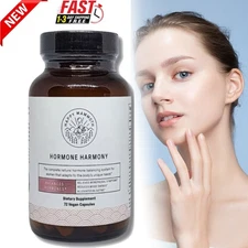 Happy Mammoth Hormone Harmony Natural Hormonal Support for Women 72 Capsules