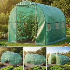 BRAST Gewächshaus Foliengewächshaus inkl. Fundament Erdanker 2x3m 3x4m 3x6m 3x8m