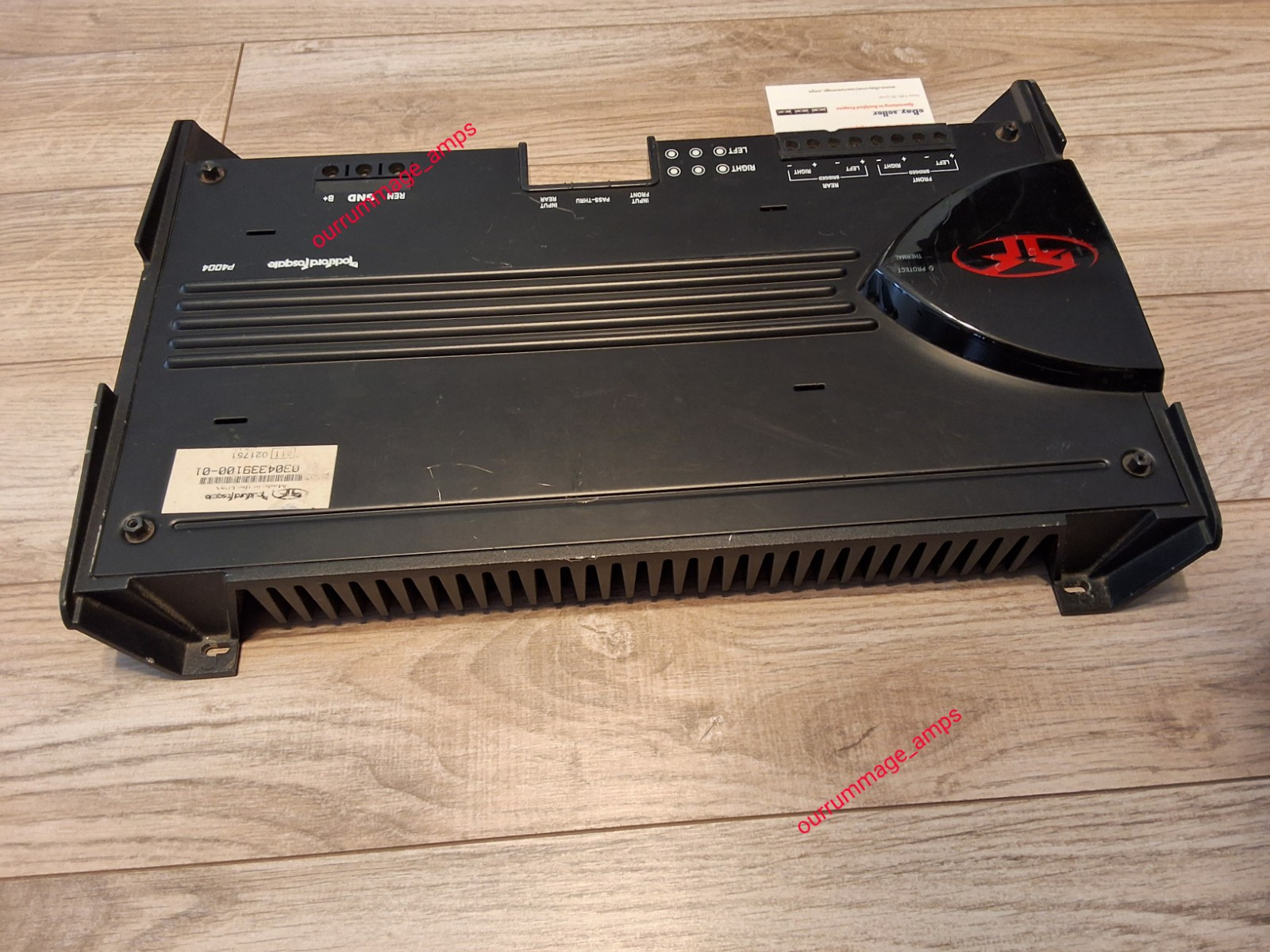 Rockford Fosgate PUNCH P400-4 Car Audio Amplifier 🇺🇸 OLD SCHOOL