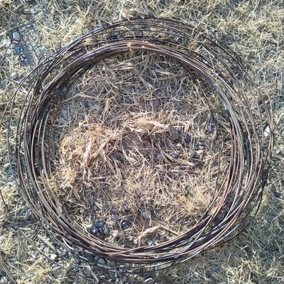 Copper Steel Core Telegraph Wire 3 Sections 1/8'' Total Approx 165' Lightning Rod
