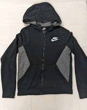 Nike Black Full Zipper Jacket Kids Size L. 1414