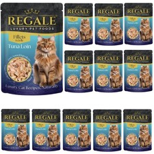 12x Regale Luxury Cat Food Fillets In Jelly Tuna Loin