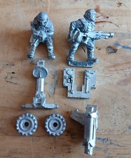 OOP (1994) WH40K Metal Cadian Shock Troop Heavy Bolter Heavy Weapon Team