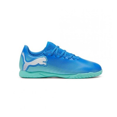 PUMA FUTURE 7 PLAY IT Unisex Blau Fussballschuhe Fußball Indoor Hallenschuhe Neu
